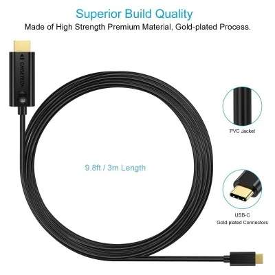 Choetech 3M Type C To Hdmi Cable - 3M